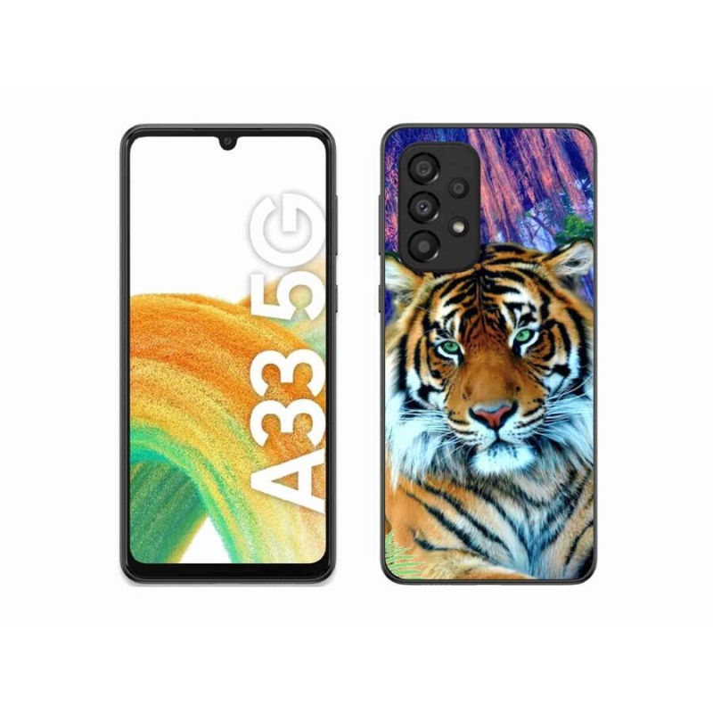 Gélový obal mmCase na mobil Samsung Galaxy A33 5G - tiger