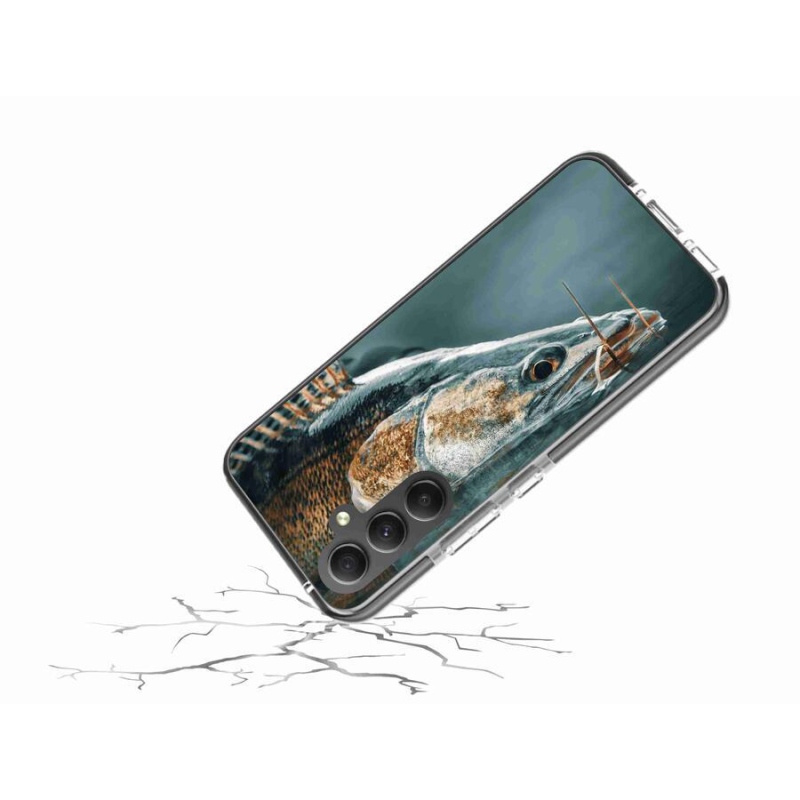 Gélový obal mmCase na mobil Samsung Galaxy A34 5G - zubáč