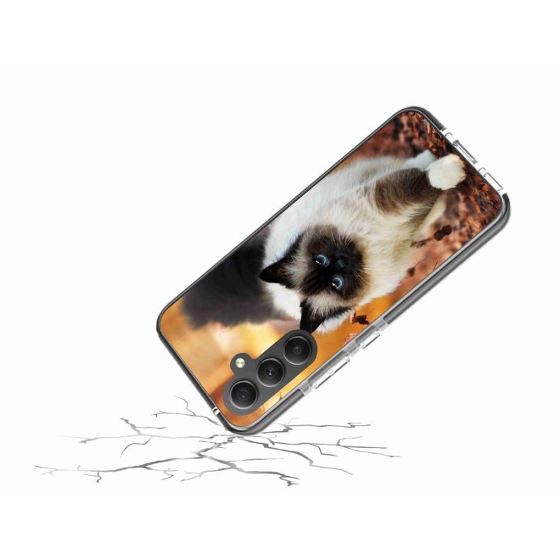 Gélový obal mmCase na mobil Samsung Galaxy A34 5G - mačka
