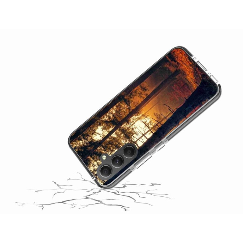 Gélový obal mmCase na mobil Samsung Galaxy A34 5G - les
