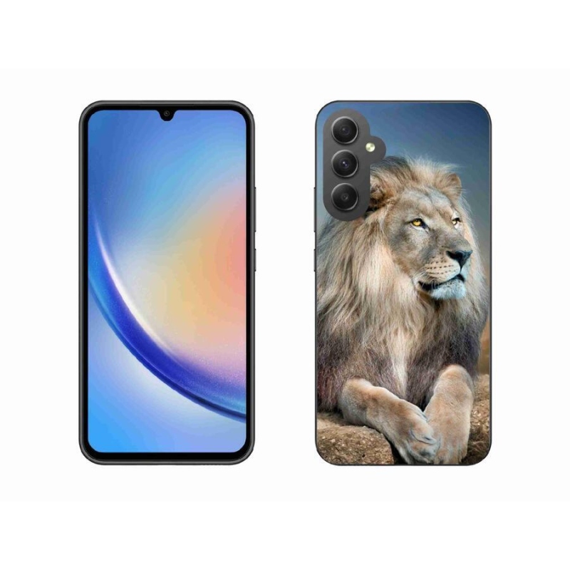 Gélový obal mmCase na mobil Samsung Galaxy A34 5G - lev 1