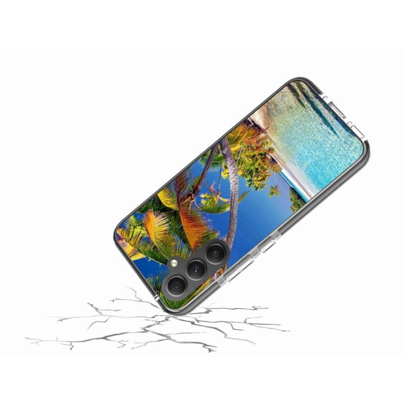 Gélový obal mmCase na mobil Samsung Galaxy A34 5G - morská pláž