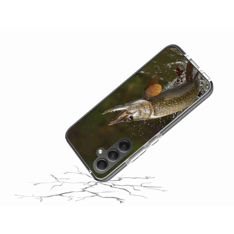Gélový obal mmCase na mobil Samsung Galaxy A34 5G - šťuka