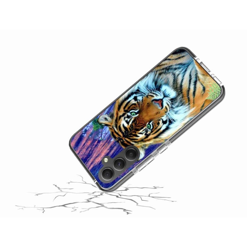 Gélový obal mmCase na mobil Samsung Galaxy A34 5G - tiger