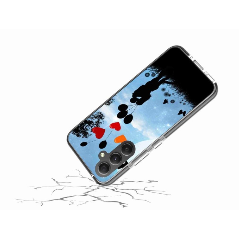 Gélový obal mmCase na mobil Samsung Galaxy A34 5G - zamilovaný pár