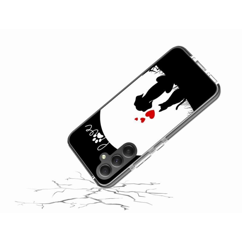 Gélový obal mmCase na mobil Samsung Galaxy A34 5G - zvieracia láska