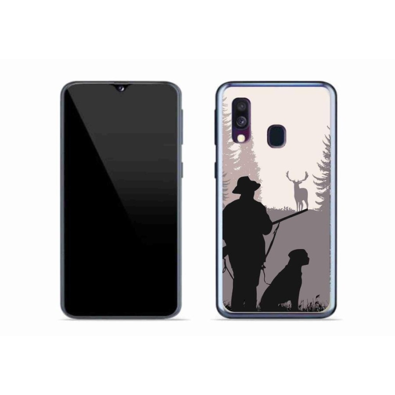 Gélový obal mmCase na mobil Samsung Galaxy A40 - lov 2