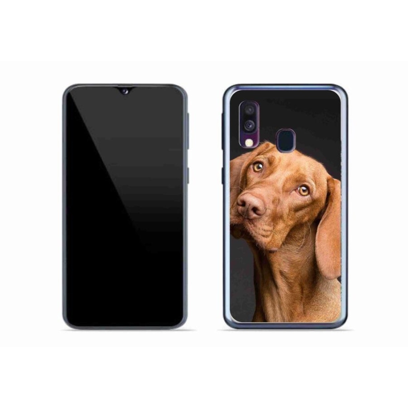 Gélový obal mmCase na mobil Samsung Galaxy A40 - maďarský stavač