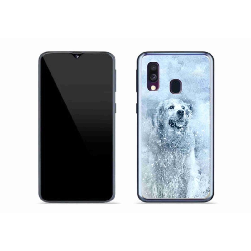 Gélový obal mmCase na mobil Samsung Galaxy A40 - retríver