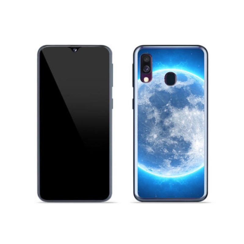 Gélový obal mmCase na mobil Samsung Galaxy A40 - zemegule