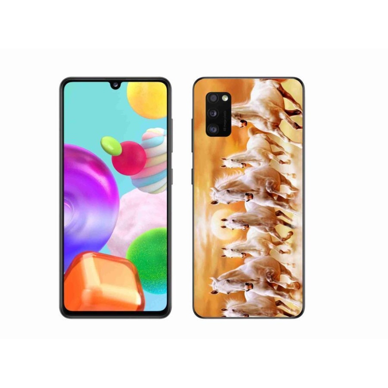 Gélový obal mmCase na mobil Samsung Galaxy A41 - kone 2