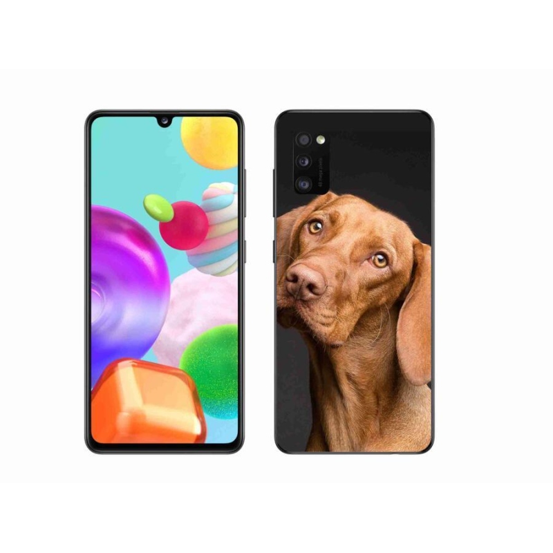 Gélový obal mmCase na mobil Samsung Galaxy A41 - maďarský stavač