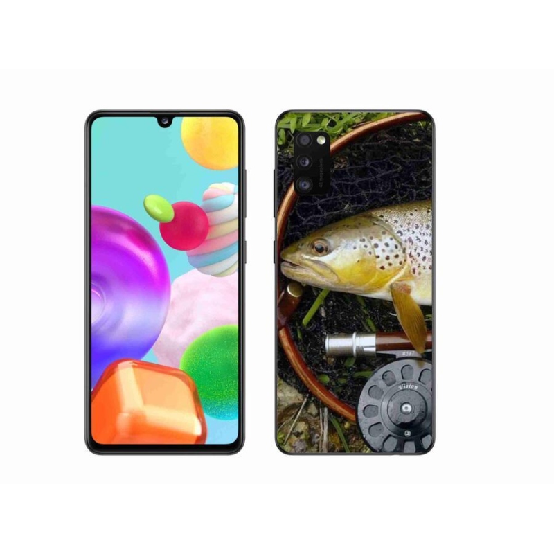 Gélový obal mmCase na mobil Samsung Galaxy A41 - pstruh 2