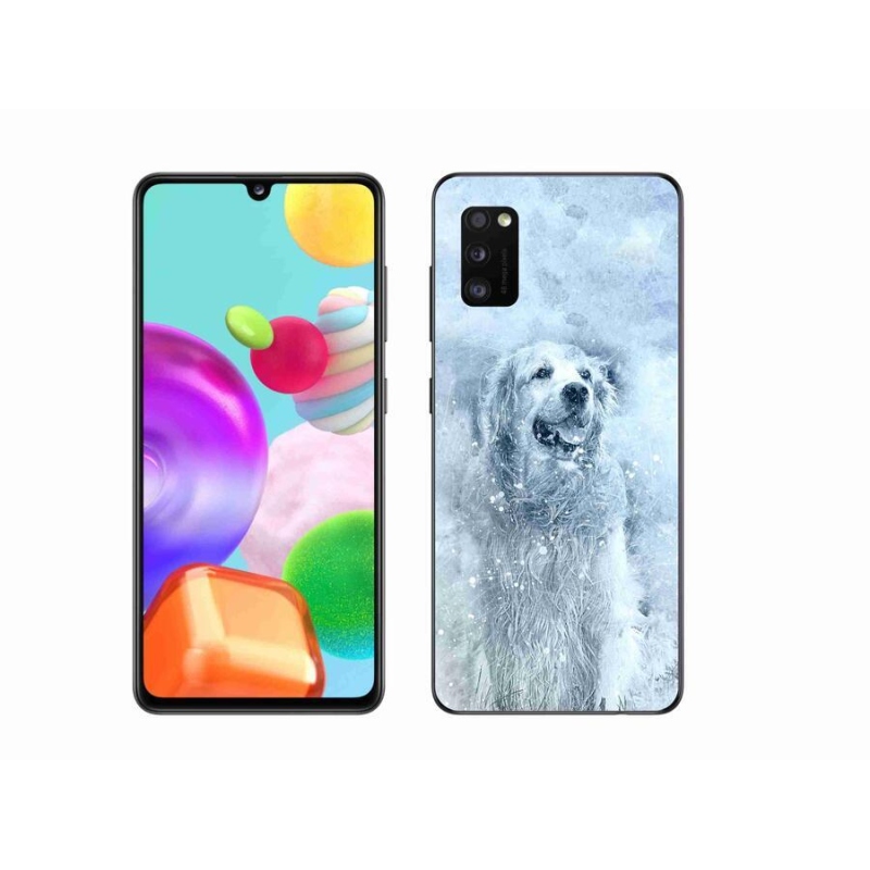 Gélový obal mmCase na mobil Samsung Galaxy A41 - retríver