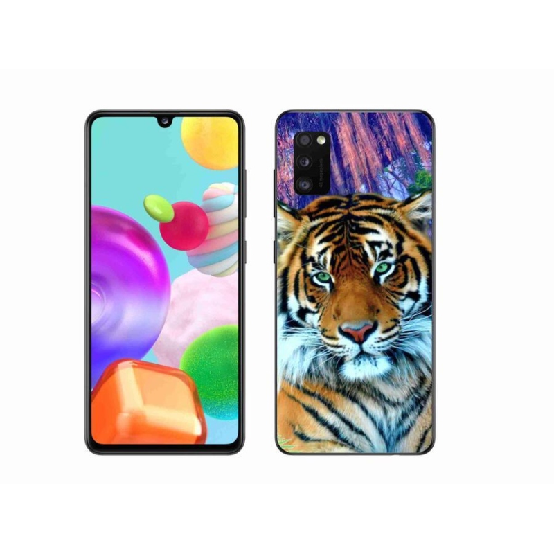 Gélový obal mmCase na mobil Samsung Galaxy A41 - tiger