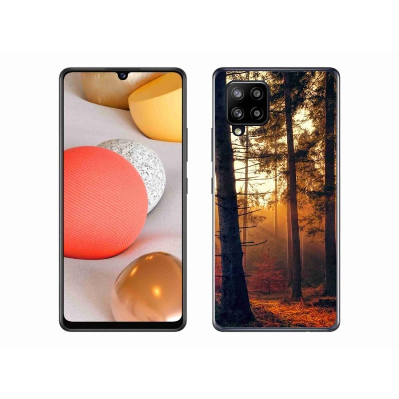 Gélový obal mmCase na mobil Samsung Galaxy A42 5G - les