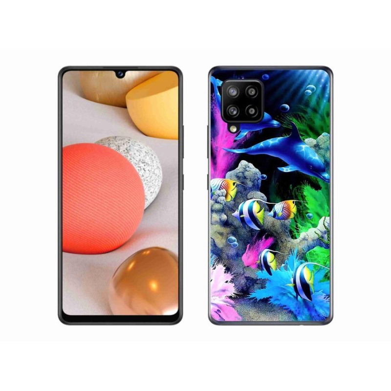 Gélový obal mmCase na mobil Samsung Galaxy A42 5G - morský svet