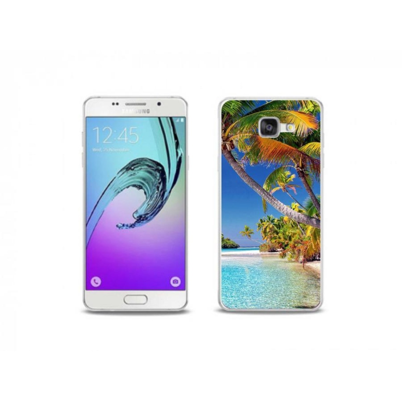 Gélový obal mmCase na mobil Samsung Galaxy A5 (2016) - morská pláž