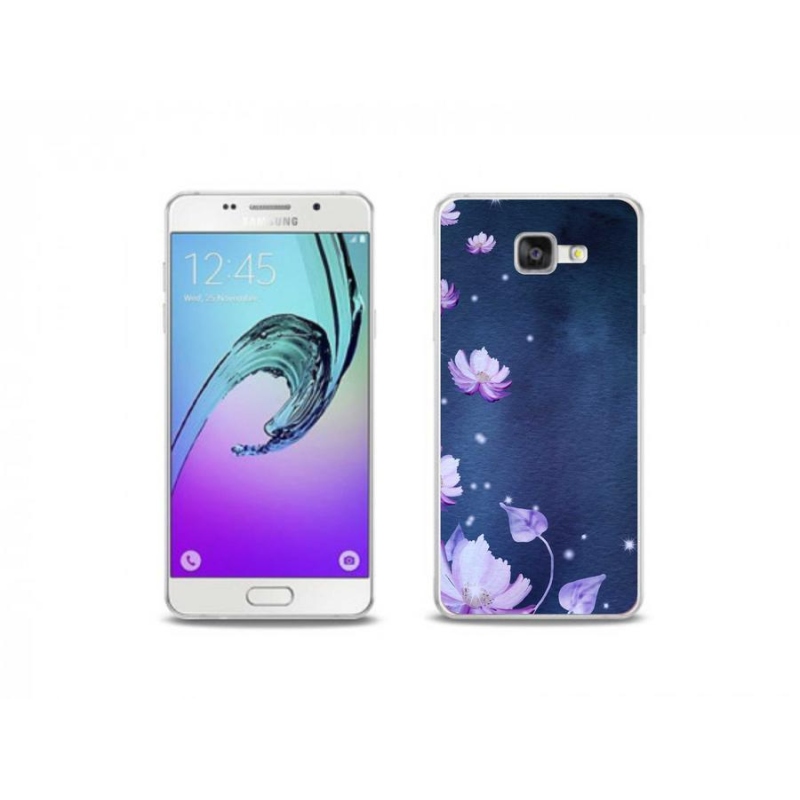 Gélový obal mmCase na mobil Samsung Galaxy A5 (2016) - padajúce kvety