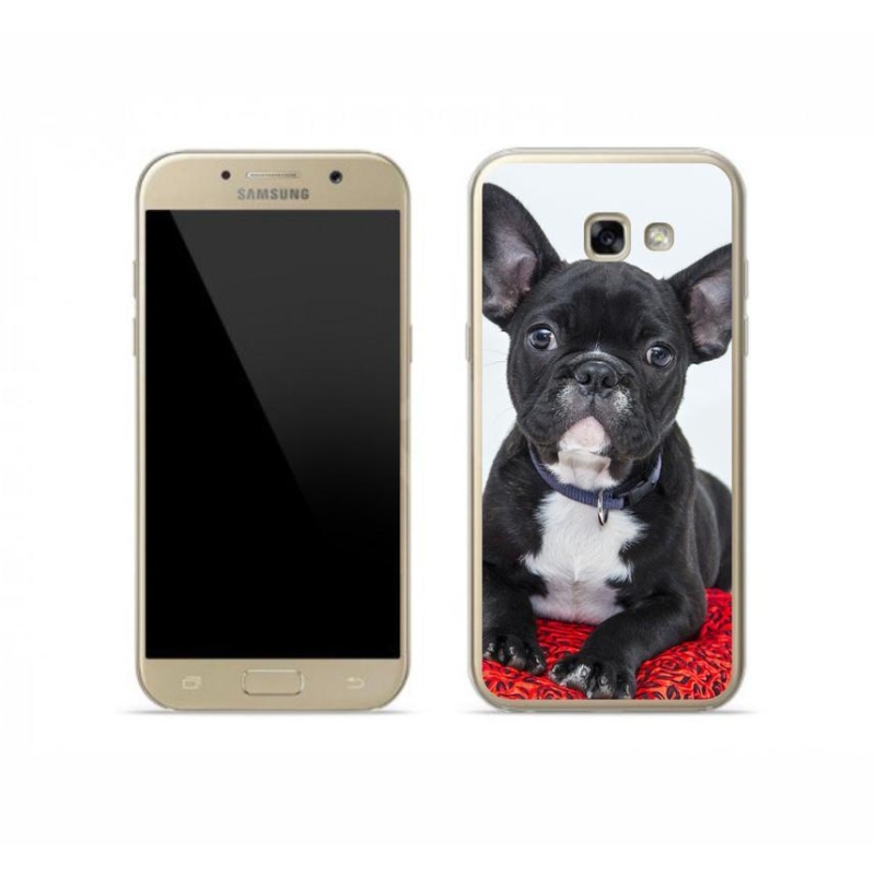 Gélový obal mmCase na mobil Samsung Galaxy A5 (2017) - buldog