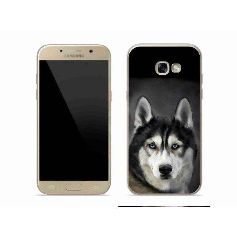 Gélový obal mmCase na mobil Samsung Galaxy A5 (2017) - husky