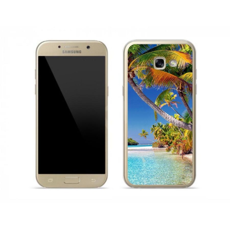 Gélový obal mmCase na mobil Samsung Galaxy A5 (2017) - morská pláž