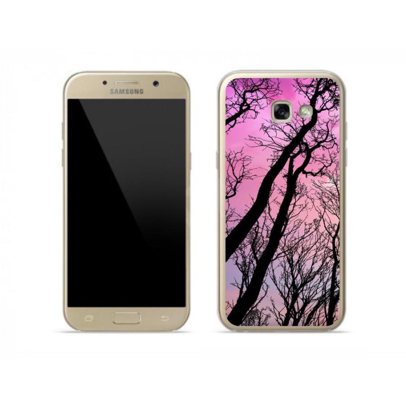Gélový obal mmCase na mobil Samsung Galaxy A5 (2017) - opadané stromy