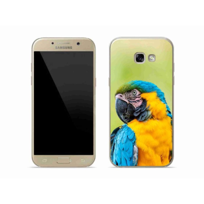 Gélový obal mmCase na mobil Samsung Galaxy A5 (2017) - papagáj ara 2