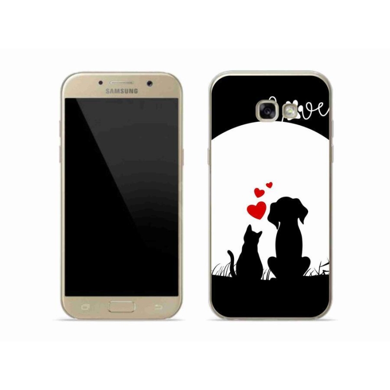 Gélový obal mmCase na mobil Samsung Galaxy A5 (2017) - zvieracie láska