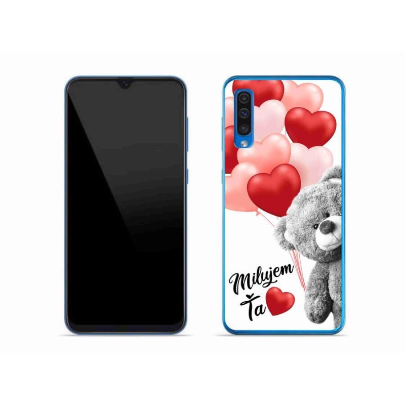 Gélový obal mmCase na mobil Samsung Galaxy A50 - milujem Ťa sk