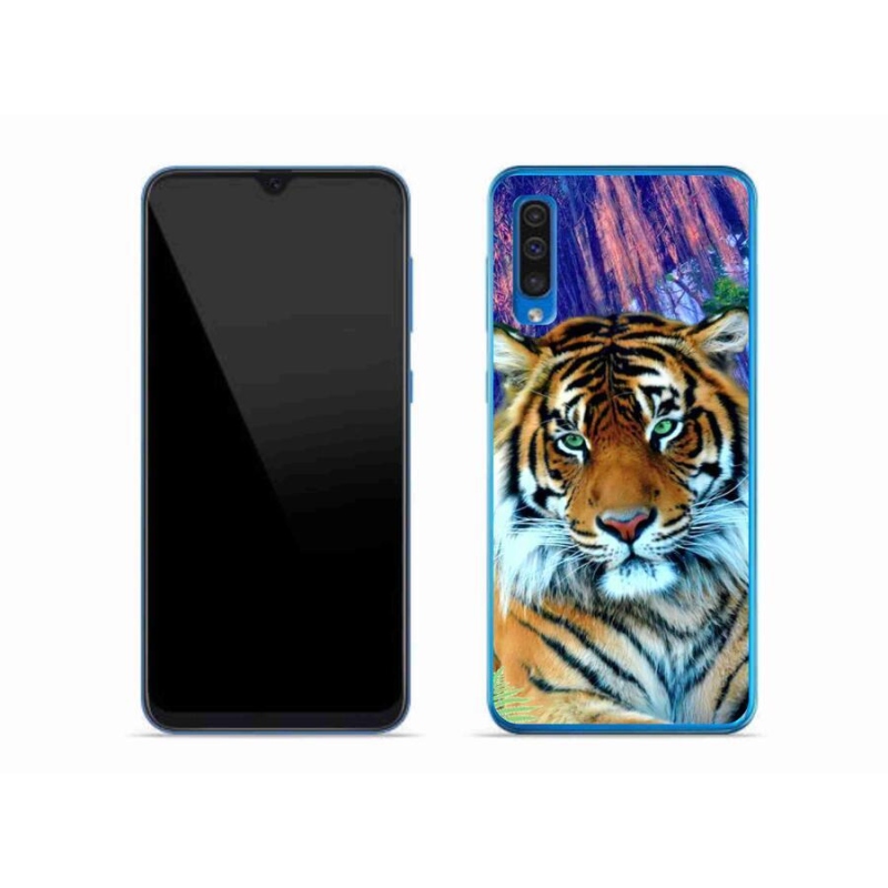 Gélový obal mmCase na mobil Samsung Galaxy A50 - tiger