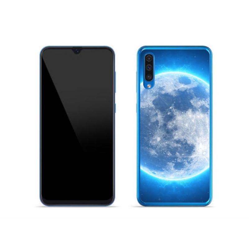 Gélový obal mmCase na mobil Samsung Galaxy A50 - zemegule