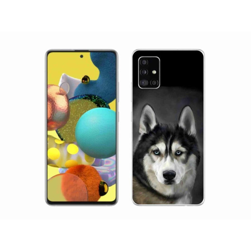 Gélový obal mmCase na mobil Samsung Galaxy A51 5G - husky