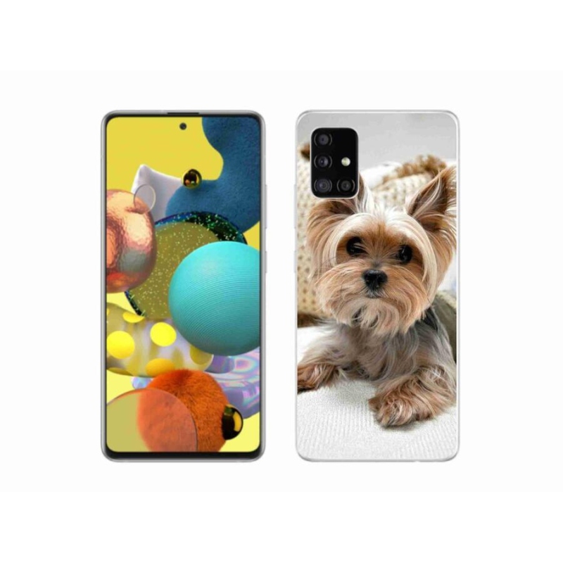 Gélový obal mmCase na mobil Samsung Galaxy A51 5G - jorkšír 5