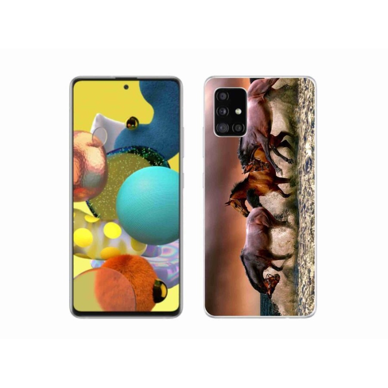 Gélový obal mmCase na mobil Samsung Galaxy A51 5G - kone 1