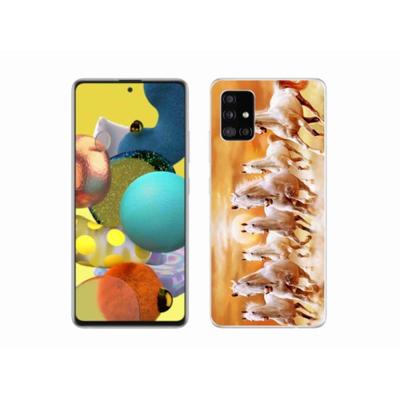 Gélový obal mmCase na mobil Samsung Galaxy A51 5G - kone 2