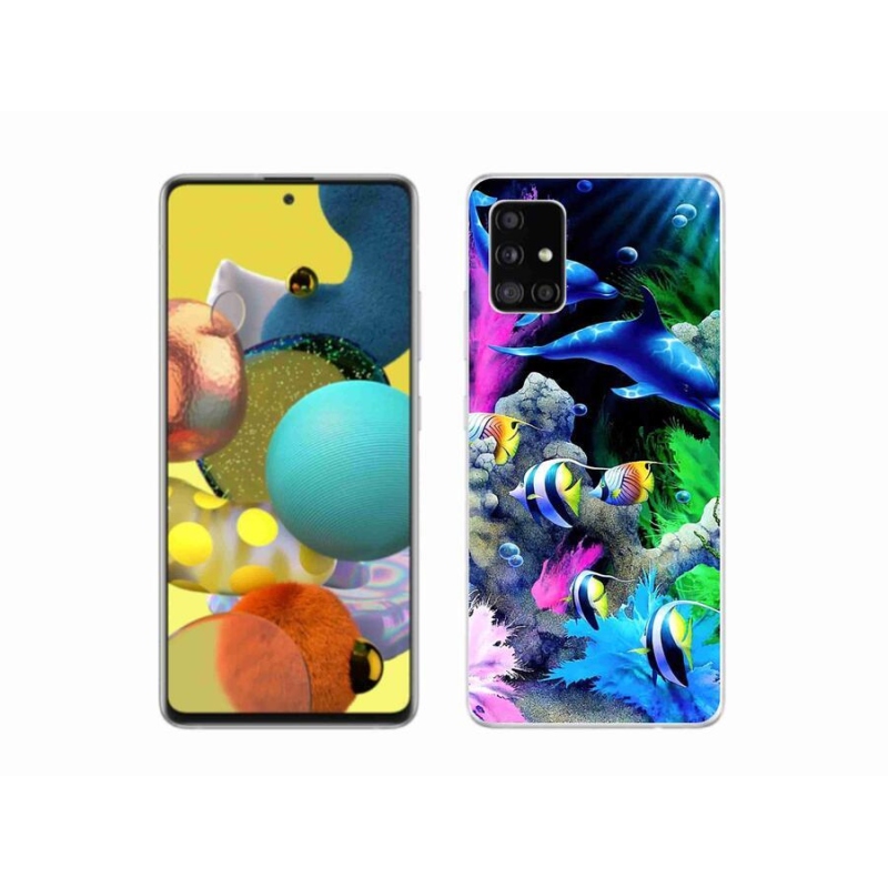 Gélový obal mmCase na mobil Samsung Galaxy A51 5G - morský svet