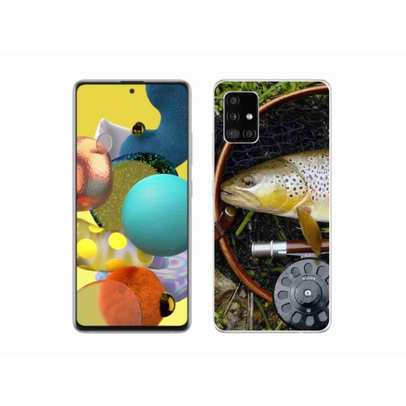 Gélový obal mmCase na mobil Samsung Galaxy A51 5G - pstruh 2