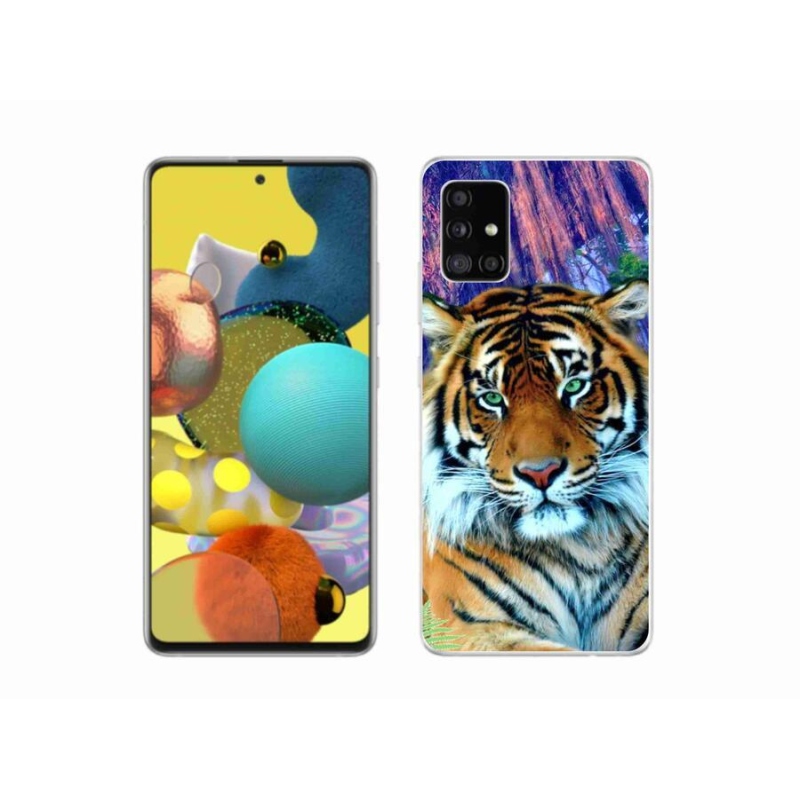 Gélový obal mmCase na mobil Samsung Galaxy A51 5G - tiger