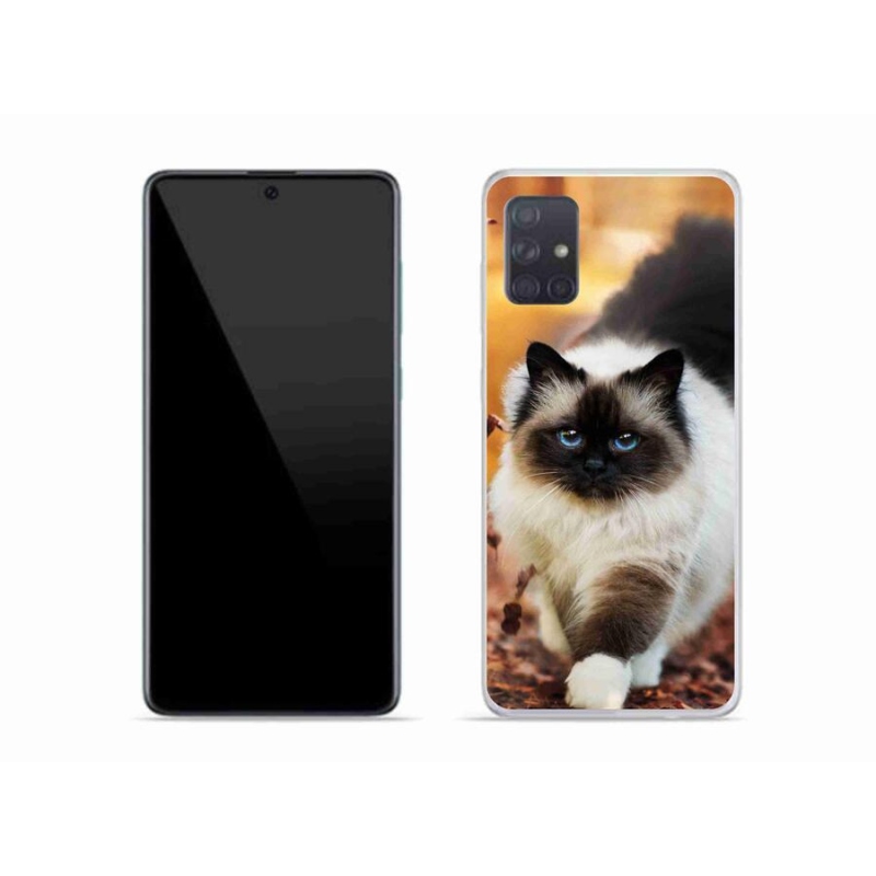 Gélový obal mmCase na mobil Samsung Galaxy A51 - mačka 1