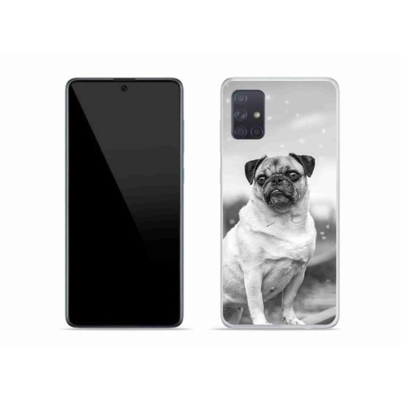 Gélový obal mmCase na mobil Samsung Galaxy A51 - mops