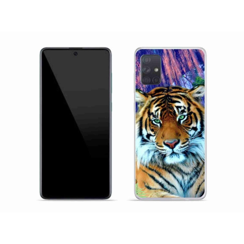 Gélový obal mmCase na mobil Samsung Galaxy A51 - tiger