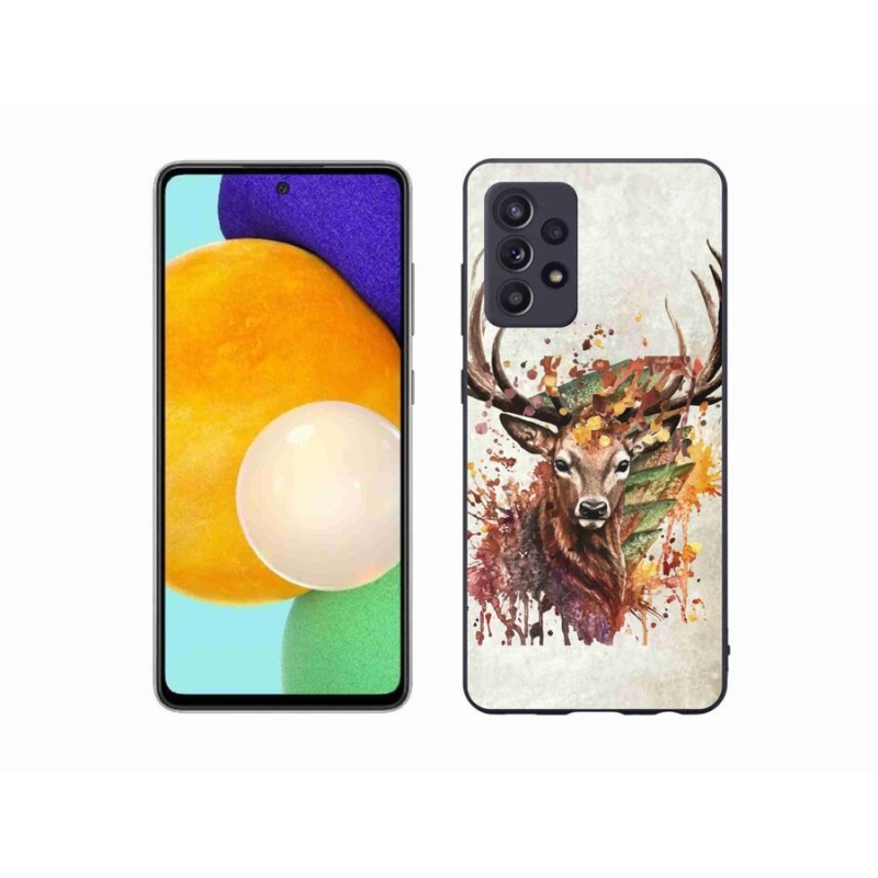 Gélový obal mmCase na mobil Samsung Galaxy A52 / A52 5G - jeleň 1