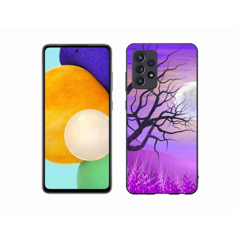 Gélový obal mmCase na mobil Samsung Galaxy A52 / A52 5G - kreslený opadané strom