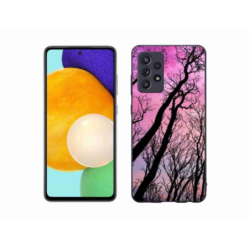 Gélový obal mmCase na mobil Samsung Galaxy A52 / A52 5G - opadané stromy