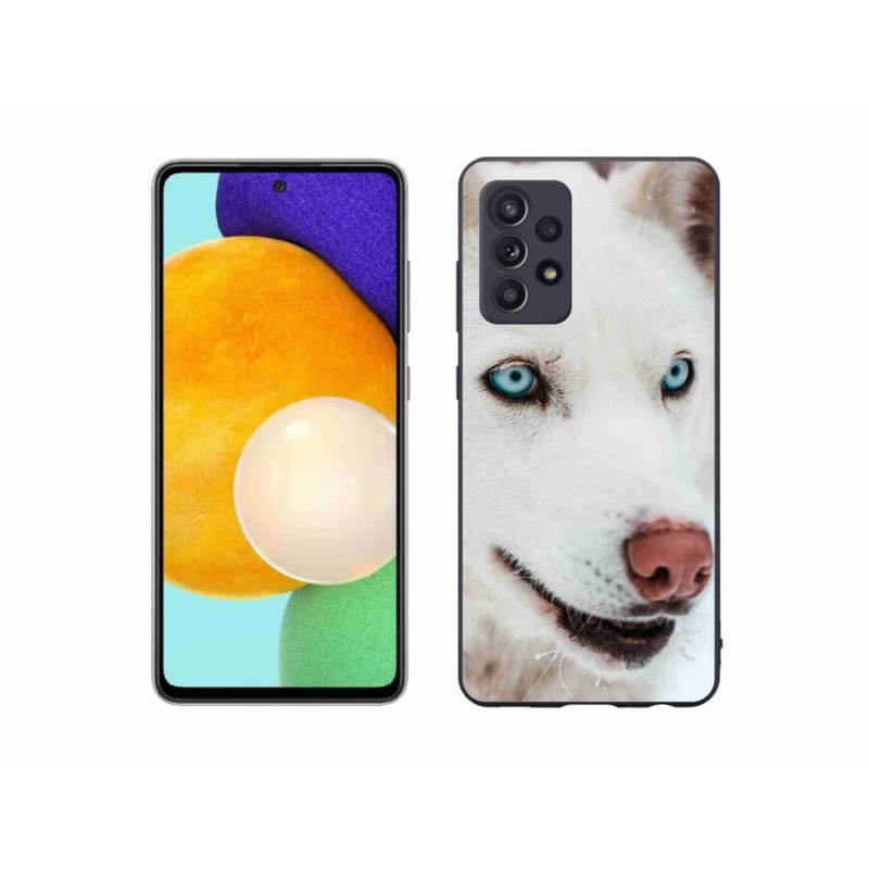 Gélový obal mmCase na mobil Samsung Galaxy A52 / A52 5G - psie pohľad