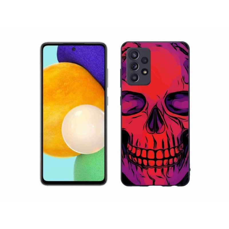 Gélový obal mmCase na mobil Samsung Galaxy A52s 5G - lebka