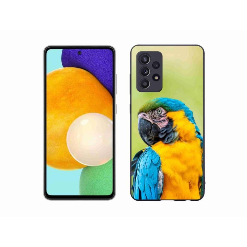 Gélový obal mmCase na mobil Samsung Galaxy A52s 5G - papagáj ara 2