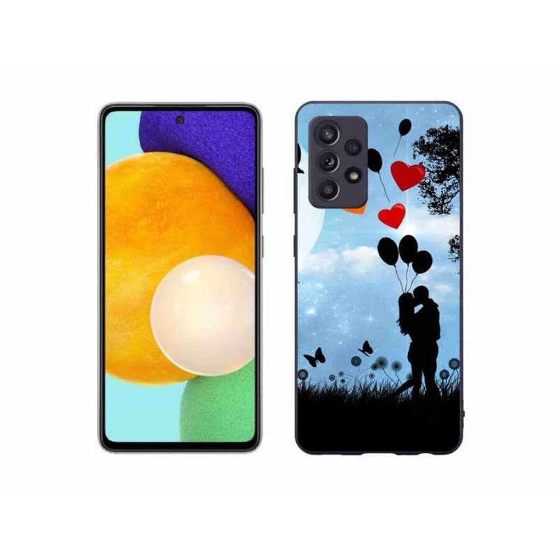 Gélový obal mmCase na mobil Samsung Galaxy A52s 5G - zamilovaný pár