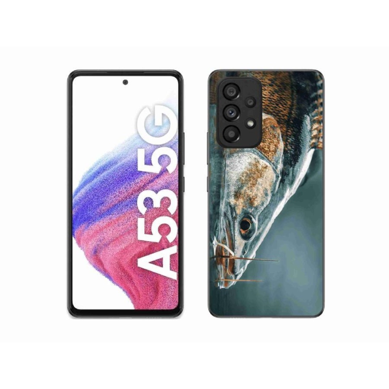 Gélový obal mmCase na mobil Samsung Galaxy A53 5G - zubáč